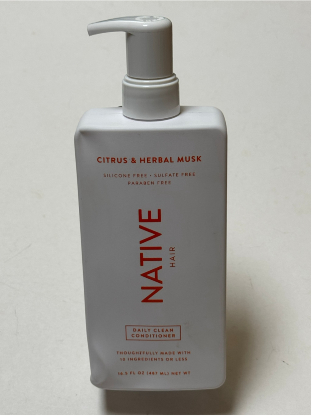 Native Hair Citrus & Herbal Musk Daily Clean Conditioner NEW